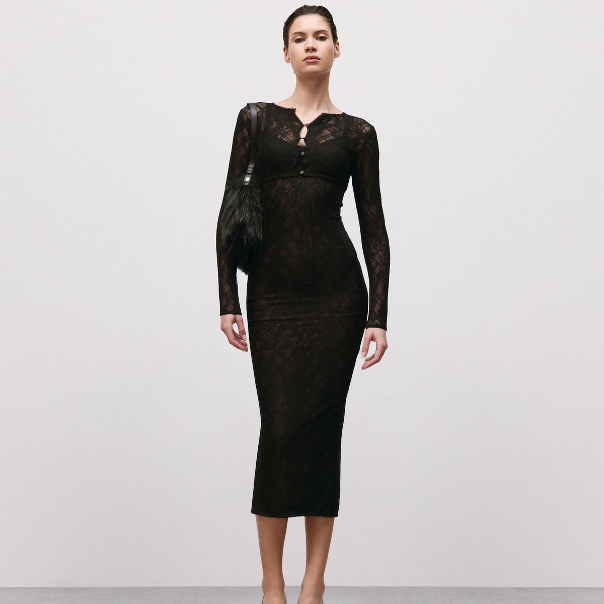 Margot Midi Cape Dress main image 1